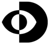 logo b marketing publicidad blanco y negro moderno